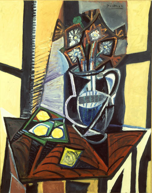 Picasso 1941 Still Life with Flowers and Lemons